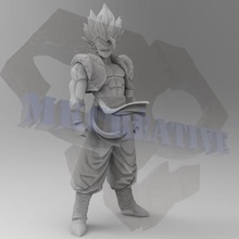 gogeta a arte jogos de brinquedos vegeta printable scan mangá saiyan saiyajin homem estátua escultura gt figura figurinhas mangas dbs não entendo db 3d print model - Mito3D