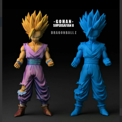 Gohan Ssj2 Goku 3D Print Details