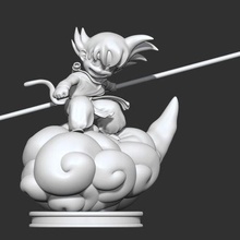 goku dragonball anime 3d print model - Mito3D