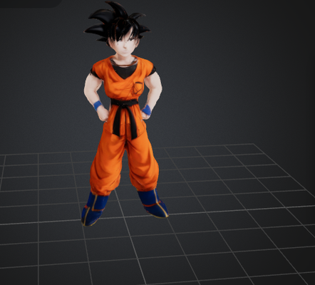 goku game 3d print model - Mito3D