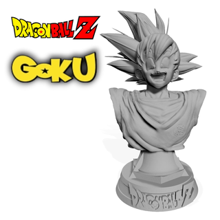 Goku Büste Drachen Ball Fan Art Kunst Anime Stämme Zukunft vegeta Bulma Kofferraum Nappa Sayayin dbz 3d print model - Mito3D