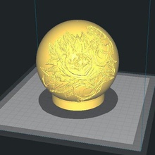 goku di dragon ball z ssj3 lampada casa la ballz in 3d print model - Mito3D