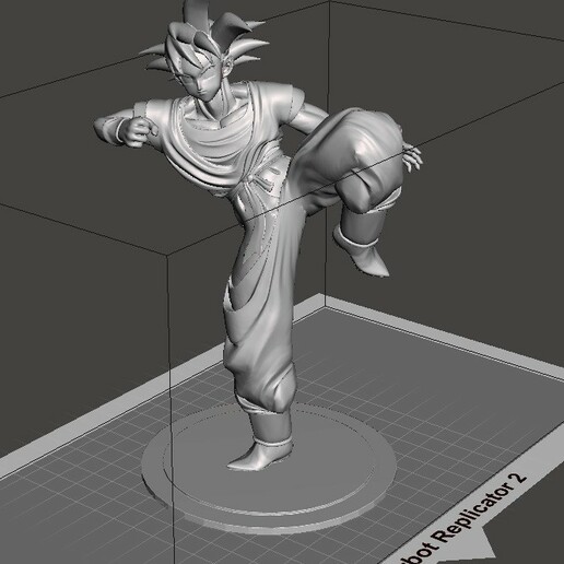 goku figure dragon Balle 3D print model - Mito3D