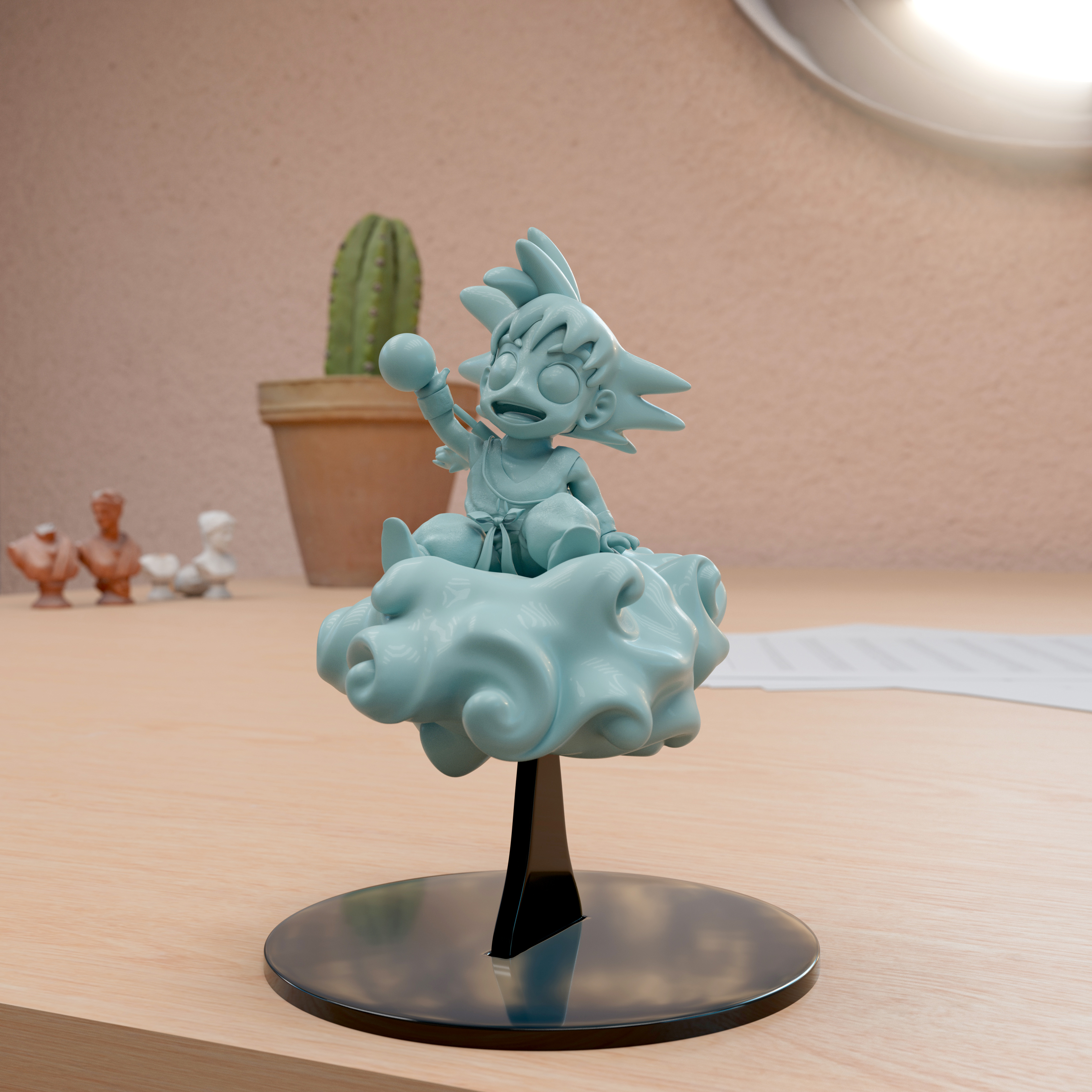 Goku criança Dragão bola dbz 3D print model - Mito3D