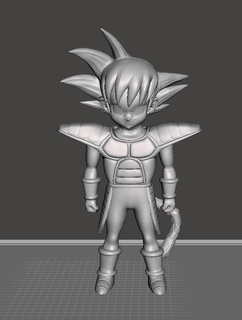 Goku criança Dragão bola super saiyan Saiyajin kakaroto kakarotto 3d print model - Mito3D