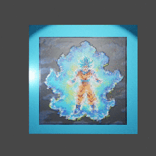 Goku cenário kakaroto 2 Dragão bola dbz vegeta 3d print model - Mito3D