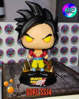 Goku ssj4 Benutzerdefiniert Pop Dragon Ball gt Anime vegeta funko customfunko 3d print model - Mito3D