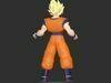 goku super sayan saiyan dragon ball 3d model collectible anime art digital sculpture z heroic character manga-inspired fan handcrafted limited edition iconic figure fighter memorabilia epic artwork golden-haired warrior merchandise action pose legendary 3d print model - Mito3D