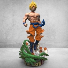 Goku super saya vegeta Dragão bola 3d print model - Mito3D