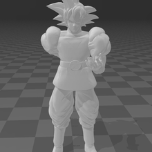 Goku supremo Dio arte anime Drago palla vegeta combattimento azione design 3d modello figure collezione 3d print model - Mito3D