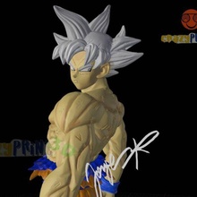 Goku Ultra instinktiv Drachen Ball Helden Super schwarz Rose vegeta broly vegito Verschmelzung Gogeta 3d print model - Mito3D