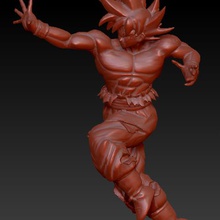 goku ultra instinto postura completa vários dragonball super anime a figura ultra-alta 3d print model - Mito3D