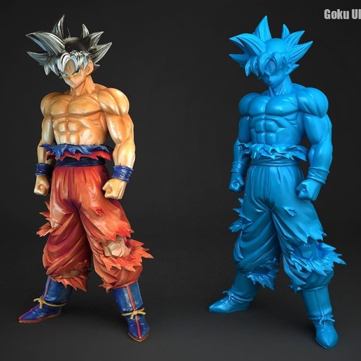 goku ultra instinto dbz 3D print model - Mito3D