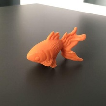 oro pez ornamento figura juguetes japonés koi acuario animal 3d print model - Mito3D
