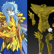 gold mithcloth aphrodite pisces wearable cosplay fashion armor saintseiya pegasus goldmithcloth 3d print model - Mito3D