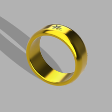 gold ring jewelry printable silver jewellery sterling fashion luxury accessories 3d print model - Mito3D