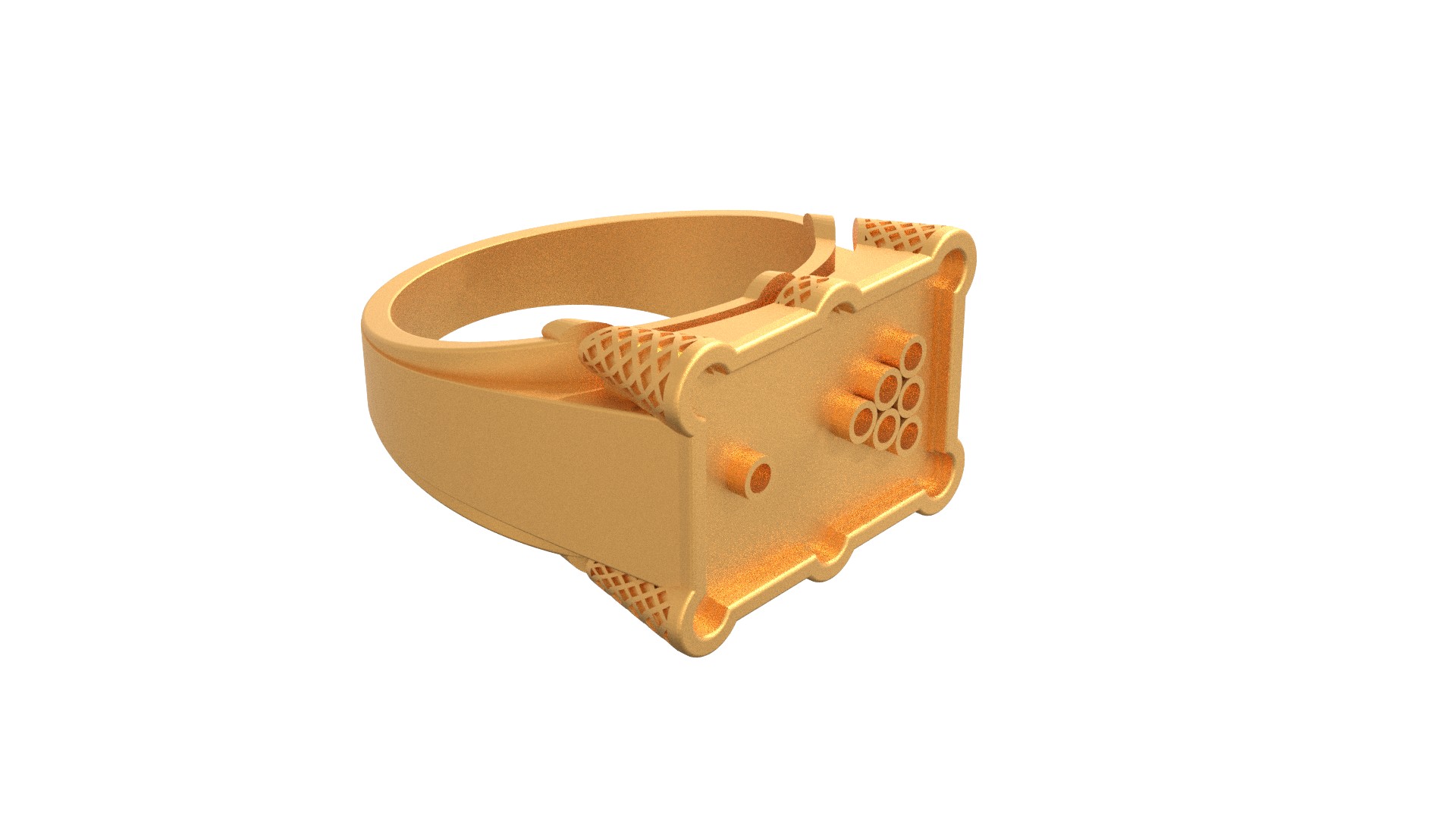 Gold Ring 3D print model - Mito3D