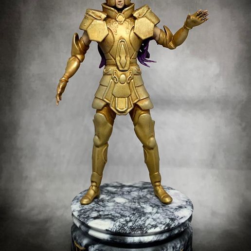 ouro santo Gêmeos saga Seyia gadget herói cavaleiro anime manga popular 3D print model - Mito3D