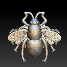 or uniq bague bijoux abeille avion 3d print model - Mito3D