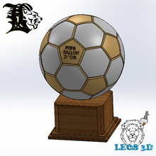 d'oro palla leos3d daniel Leo cristiano ronaldo Leonel messi calcio trofeo premio leosindustries leosanime leossports 3d print model - Mito3D