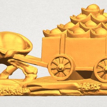 golden car various chair tree table sofa character game exterior human interior people girl house miniatures figurines sculpture animal zoo mammal dog 3d print model - Mito3D