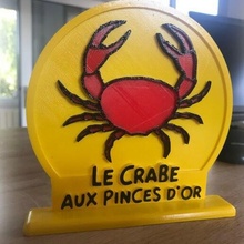 d'or griffé Crabe 3d print model - Mito3D
