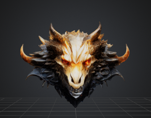 golden drachen montieren spiel 3d print model - Mito3D