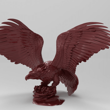 golden eagle game 3dprint corcnc print animals 3d print model - Mito3D