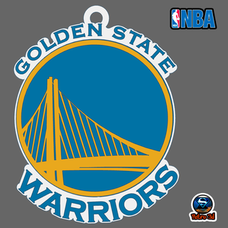 golden gate warriors key chain Jewelry state basketball nba team san francisco keychain 3d printing stl fanatic details gift sport white blue gold collection delight 3d print model - Mito3D