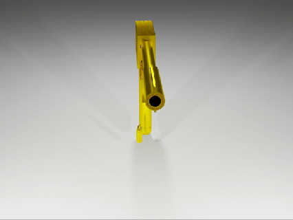 golden Gewehr Replik 3d druckbar Dateien James Bindung Requisiten Cosplay 007 3d print model - Mito3D
