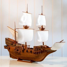 golden hind various toy ship assemblable model 3d print model - Mito3D