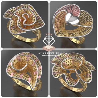 dourado oferta 32 ultra visão argolas joalheria ultravisão anel ouro anéis prata livre gemvision turco jcad joia jóias 3d print model - Mito3D