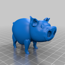 altın domuz Warcraft versiyon gadget hayvan Şirin Evcil Hayvan küçük video oyunlar 3d print model - Mito3D