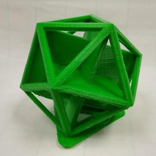 golden rectangles icosahedron art math ratio 3d print model - Mito3D