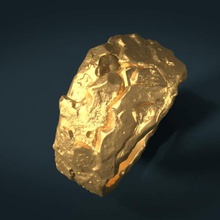 anel de ouro jóias rock pedra textura gem fusão áspero a arte diamante derretido 3d print model - Mito3D