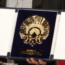 ouro prêmio shell a arte o cinema filme san sebastian esculturas 3d print model - Mito3D