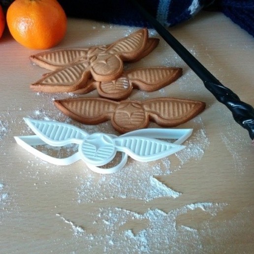 golden snitch cookie cutter various coin slot harry potter cakes kitchen pastry art 3D print model - Mito3D