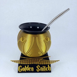 golden snitch mate set mug glass 3d print model - Mito3D