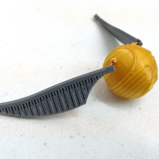 golden snitch pendant art 3d harry potter magic pendants 3D print model - Mito3D