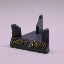 golden snitch stand game props 3d print model - Mito3D