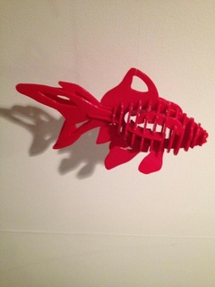 goldfish - 3d puzzle fish onsuchafullsea animals 3d print model - Mito3D