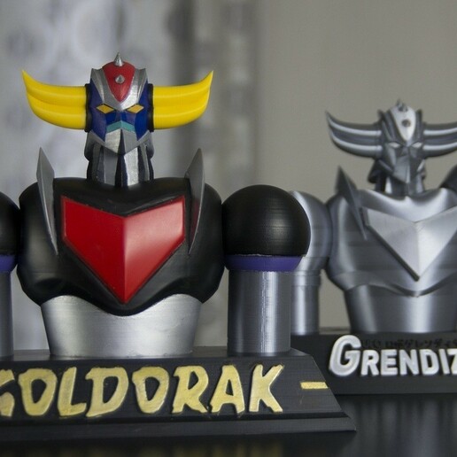 Goldorak büst modern klasik versiyonlar Goldrake grendizer ufo robot Mekke 3D print model - Mito3D