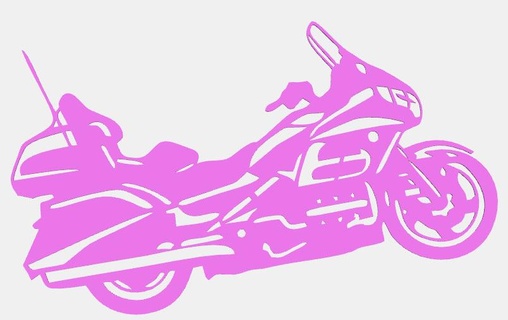 Goldwing gl1800 logo or aile gl 1800 3d print model - Mito3D