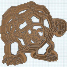 Golem kurabiye kesici 3d print model - Mito3D