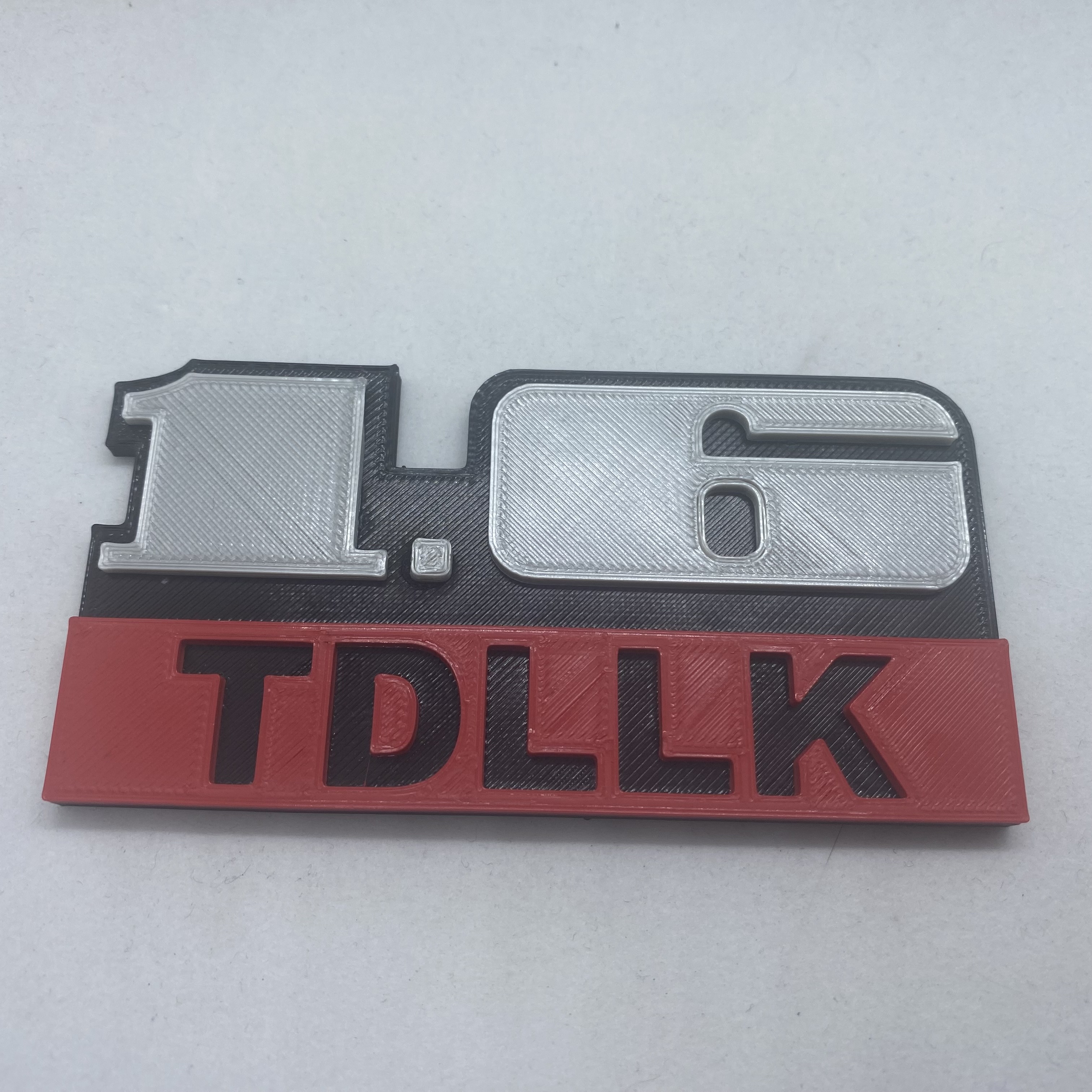 golf 2 tdllk logo golf2 amblem Volkswagen ızgara mk2 3D print model - Mito3D