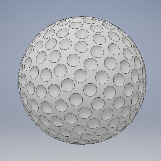bola de golfe jogo esporte hobby paixão 3D print model - Mito3D