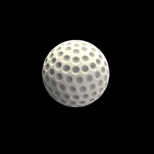 golf pelota juego juguete 3d print model - Mito3D