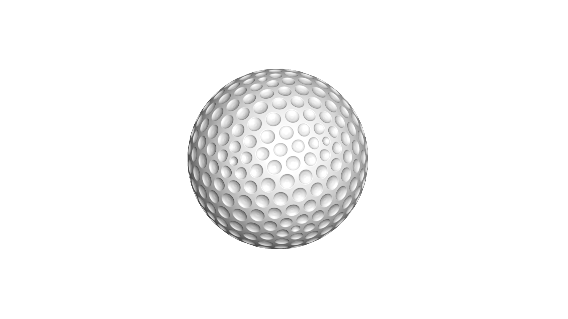 golf Balle sport jouer 3D print model - Mito3D