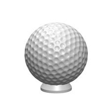 golf ball-Taste Spiel design Dekoration 3d print model - Mito3D