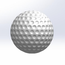 golf ball game 3d print model - Mito3D